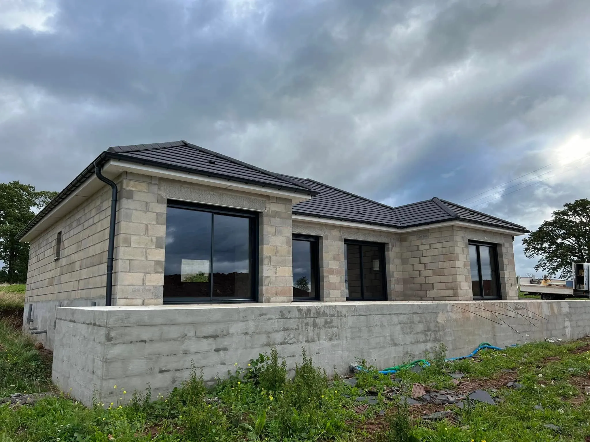 Construction de maison sur vide sanitaire, gros œuvre — Maçonnerie Altan