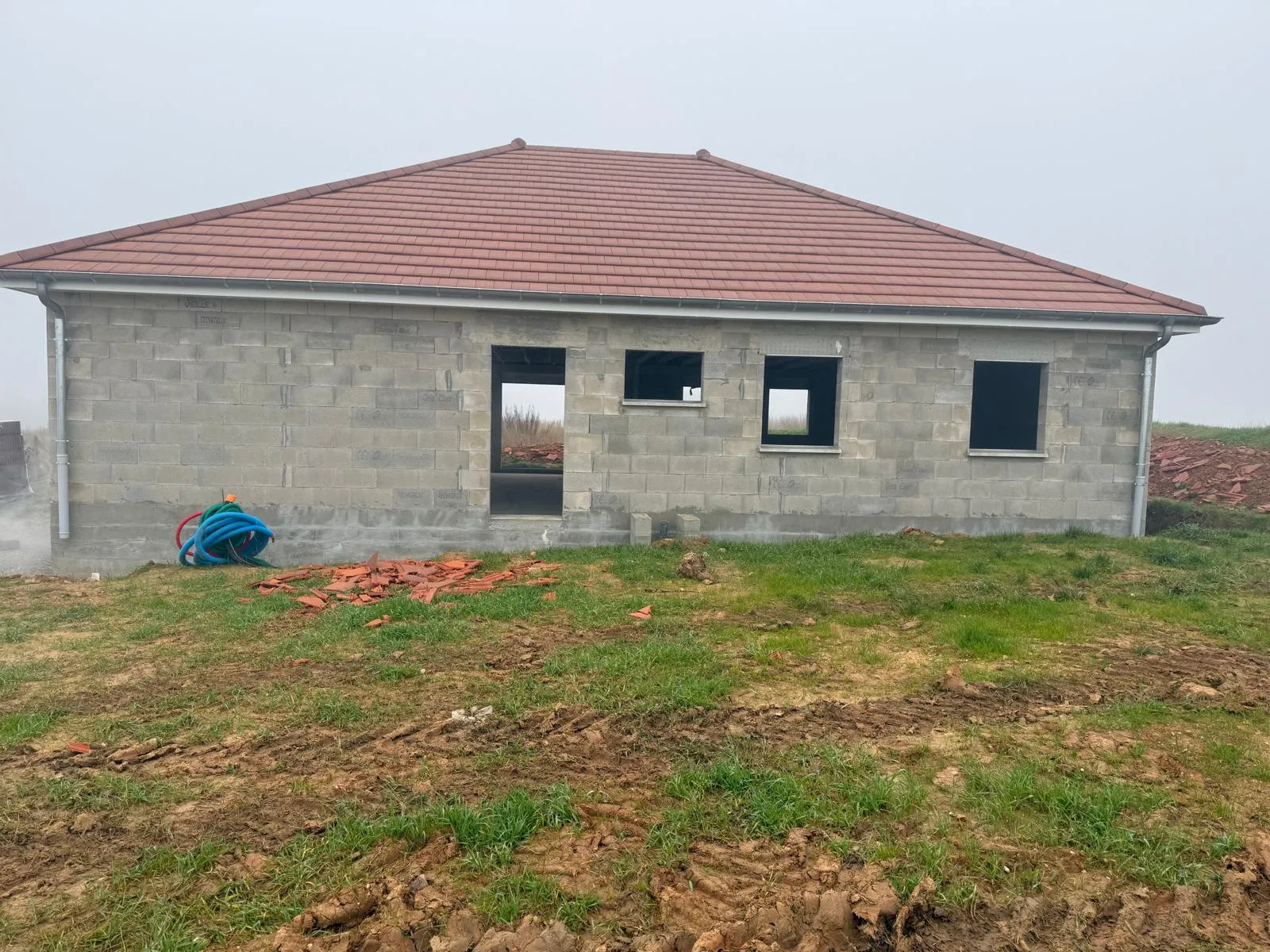 Chantier de maçonnerie et gros œuvre à Phaffans, Territoire de Belfort — Maçonnerie Altan
